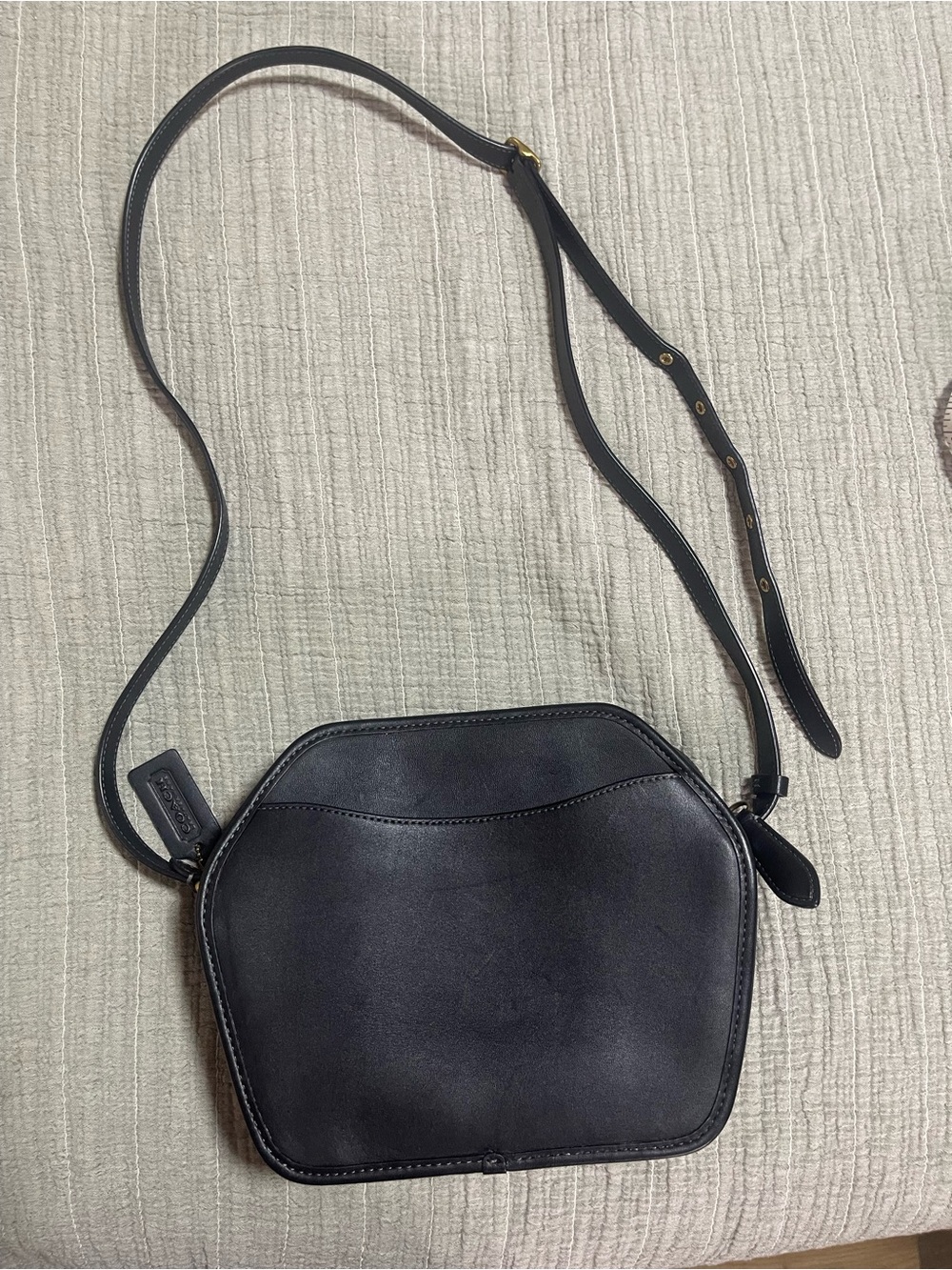 COACH ZIP GEOMETRIC POUCH CROSSBODY BAG (COACH 141) coach 1941